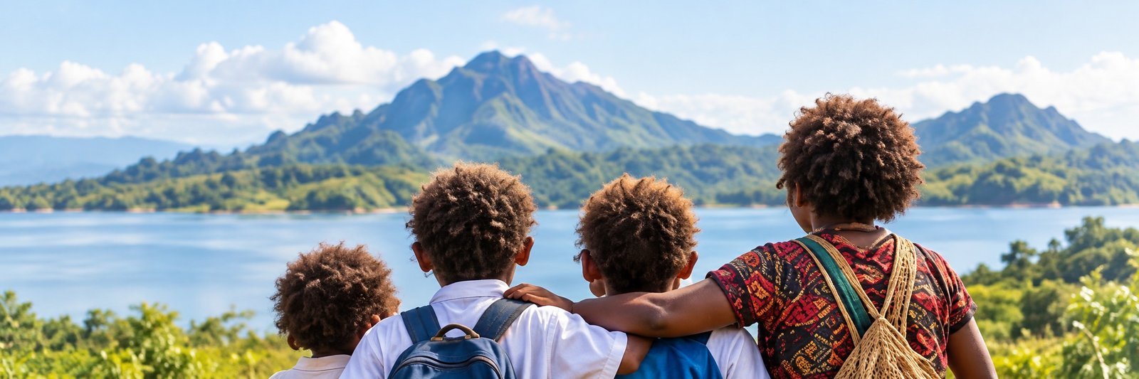 Papuan children